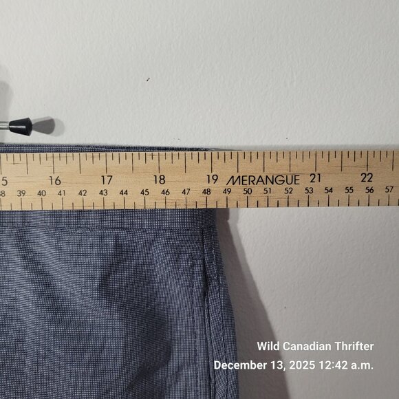 Tristan 36 Light Gray Dress Pants Cotton Flat Front Tailored Fit - Picture 3 of 5